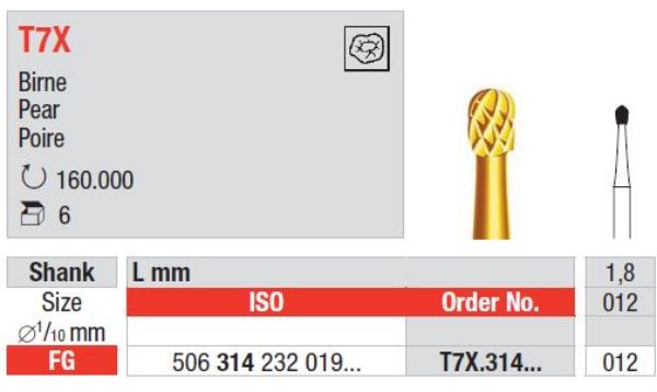 Amalgam fjerner bor T7X FG 012