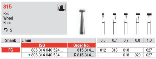 Diamant bor G815 FG 018