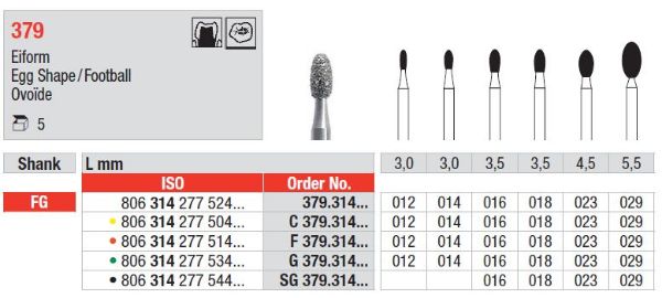 Diamant bor C379 FG 016