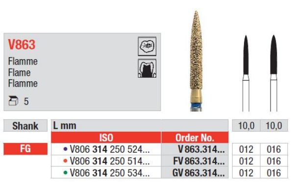 Diacut Diamant bor V863 FG 012