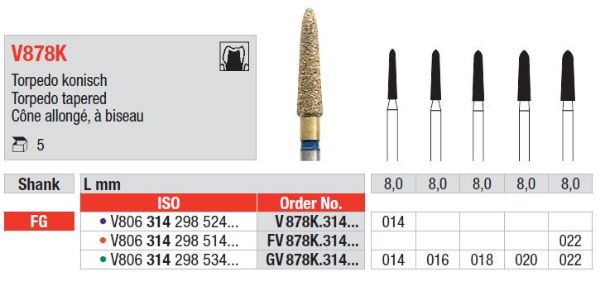 Diacut Diamant bor V878K FG 014