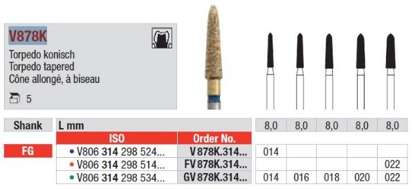 Diacut Diamant bor GV878K FG 016