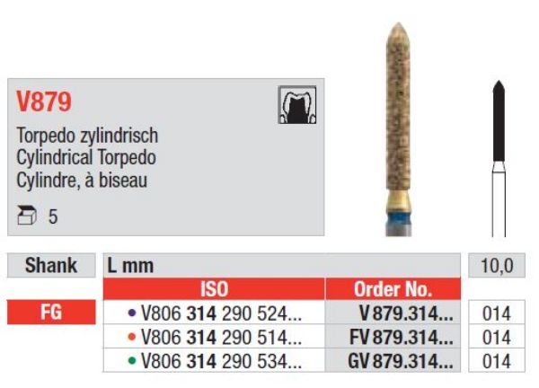 Diacut Diamant bor V879 FG 014