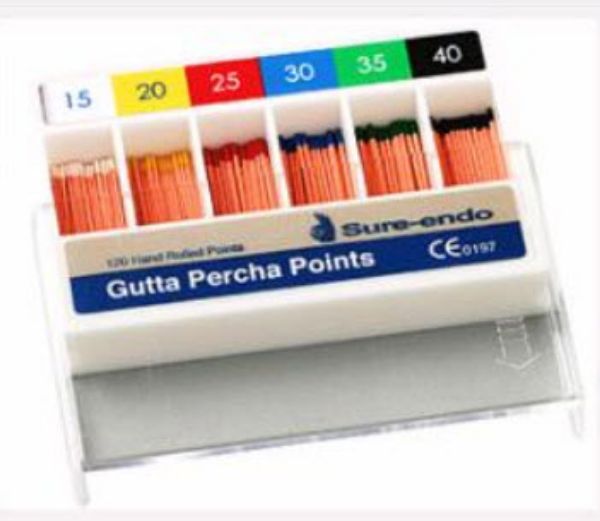 Gutta Percha points Sure Dent 15
