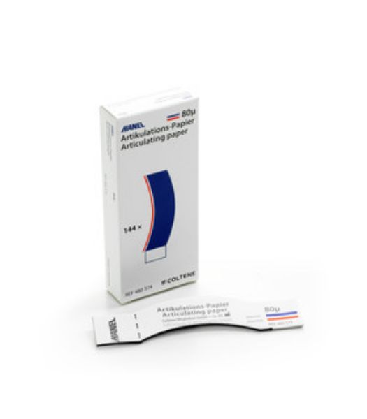 Blåpapir buet rød/blå 480374
