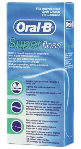 Oral-B Tanntråd Superfloss 428648
