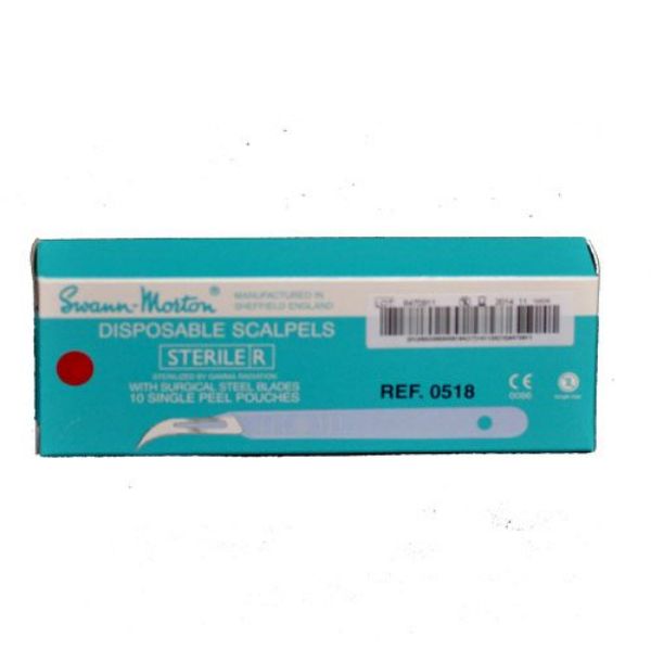 Swann-Morton sterile skalpell  nr.12D  0518