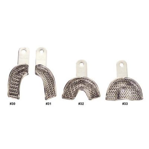 Avtrykksskjeer GC platineret metall str 31
