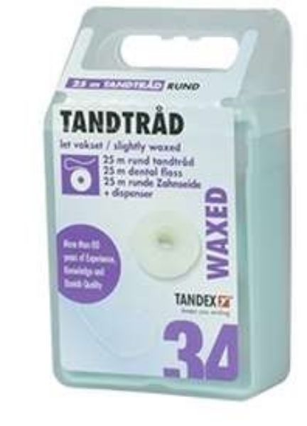 Tandex Tanntråd rund vokset G813384