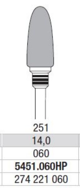 TC Cutter hardmetall Freser 5451.060HP
