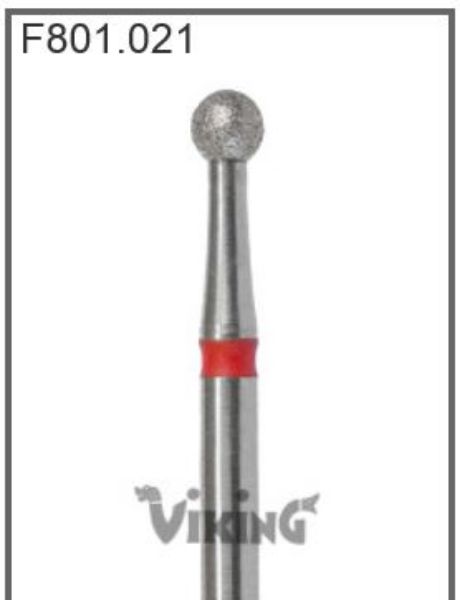 Diamant bor Viking F801 021 FG rund