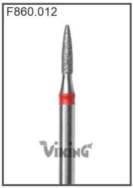 Diamant bor Viking F860 012 FG lille flamme