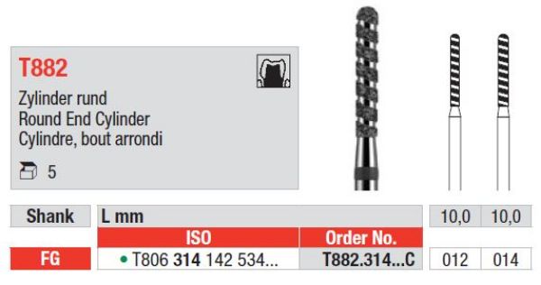Turbodiamant bor T882 314 012C