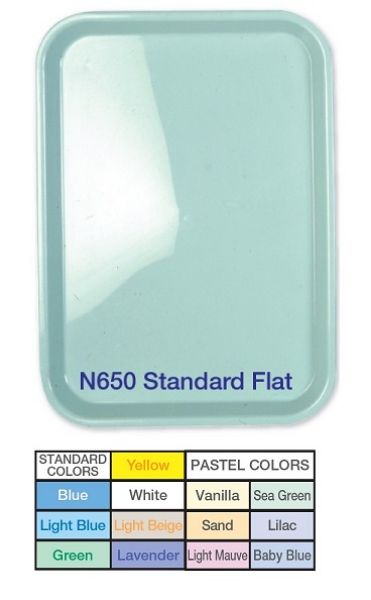Premium bakke flat plast blue