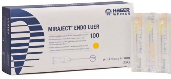 Miraject Endo Luer 30G Fine gul  254222