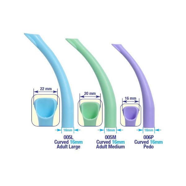 Sug curved Pedo 206P 11 mm  light blue