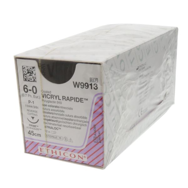 W9913 Vicryl Rapide 6-0 45 cm P-1