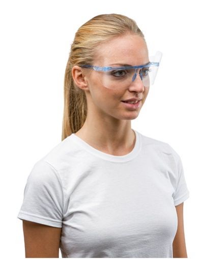 Beskyttelsesskærme/brille, blå R58