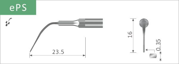 Ultrasonic Scaler tips Perioslim ePS(alt. DS-016A)