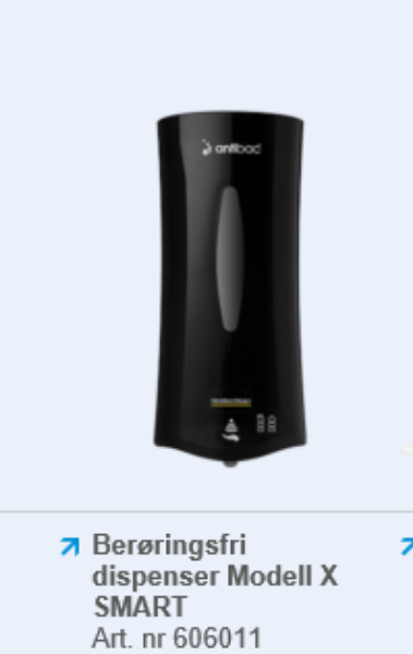 Berøringsfri dispenser Modell X SMART 606011