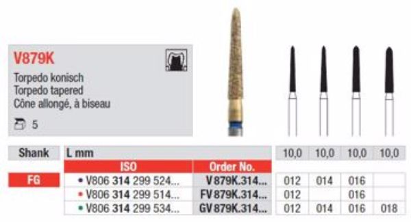 Diacut Diamant bor GV879K FG 018