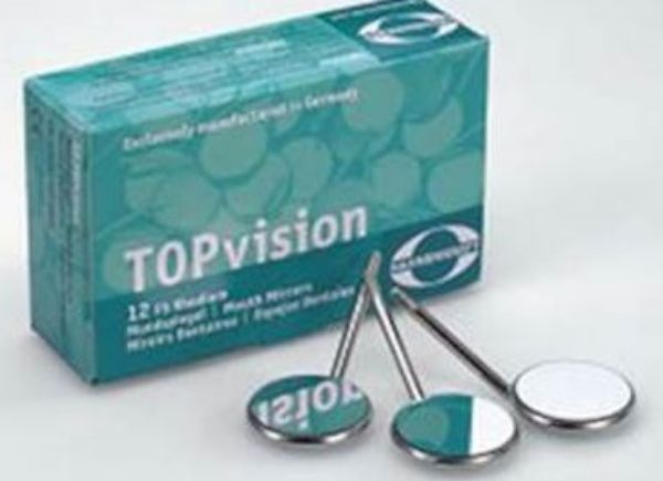 Munnspeil Rhodium Magnifying str 4 726