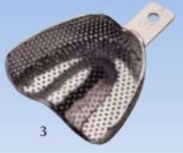 Avtrykksskjeer GC platineret metall str 3
