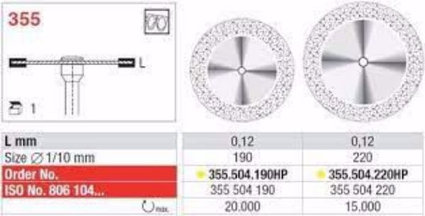 Diamond Discs 355 504 220HP