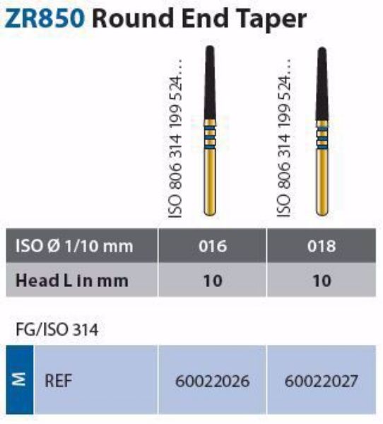 Diatech diamant Z-Rex ZR850-314-018-10-M