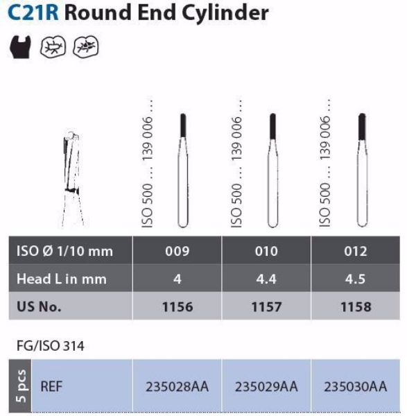 Fissure Diatech 235 C21R 010 FG