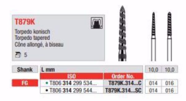 Turbodiamant bor T879K FG 014 C