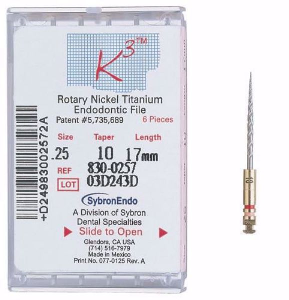 K3 files titanium 25mm 825-6255 