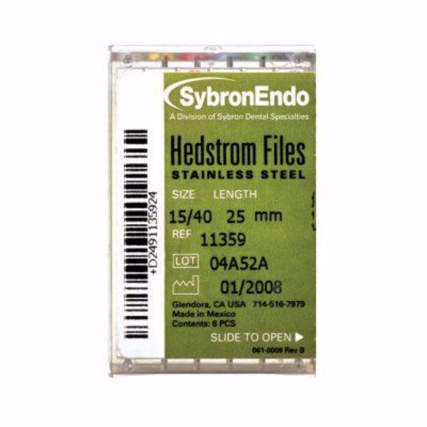 Hedstrøm filer Sybron nr.15 11344 