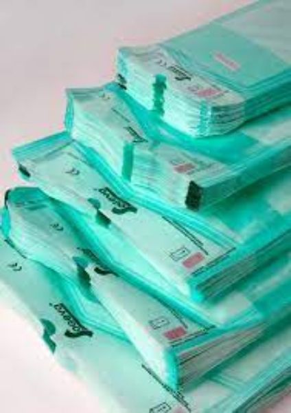 Autoklaveposer 6x14cm, 200 stk  selvklebende