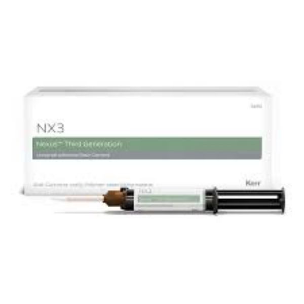 NX3 Resin sement Automix 33647, Dual-Cure sprøyte 5g Hvit Opak