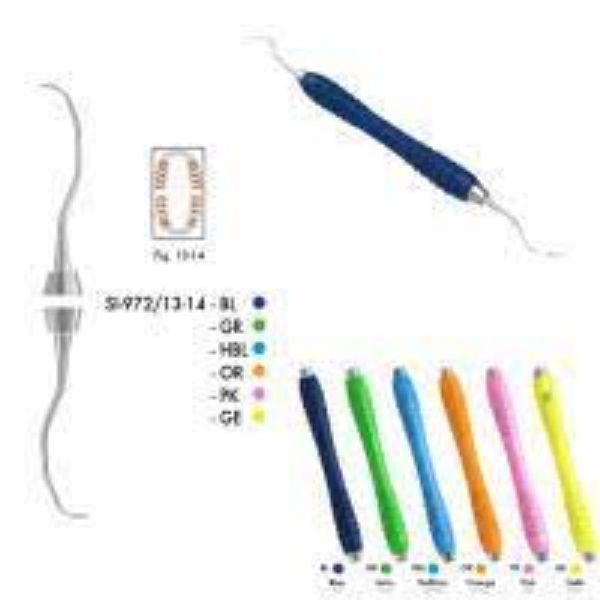 CM Gracey Currette, Silikon, Colori, SI-972/13-14-BL, 1 stk, Liquid Steel, Blå