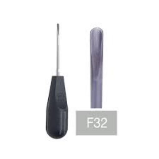 Luxator Forte F32, 3,2mm, rett, grå, 1stk, 506371