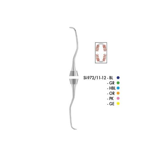 CM Gracey Currette, Silikon, Colori, Liquid Steel, Blå, 1 stk, SI-972/11-12-BL