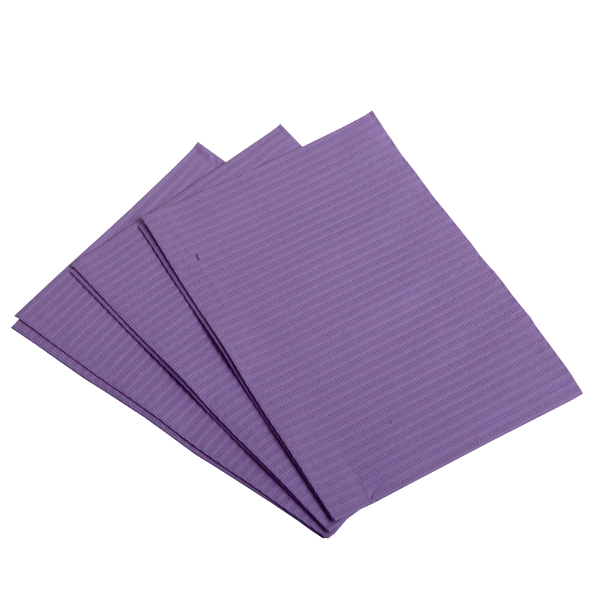 Simplee pasientservietter lilla, 45 x 33cm, 500 stk, 256505