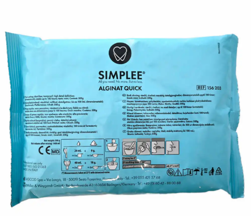 Simplee Alginat Quick 156203, 1stk 500 gr, (20x pr krt)