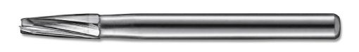 Hardmetallbor Taper Round End Fissure, FG, 100 stk, 400013-JTC