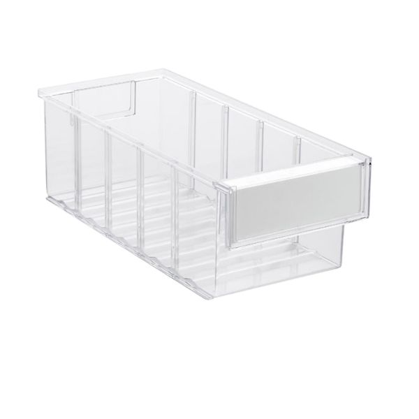 Plastskuff, transparent, 132x300x100, 1 stk, 3015-1