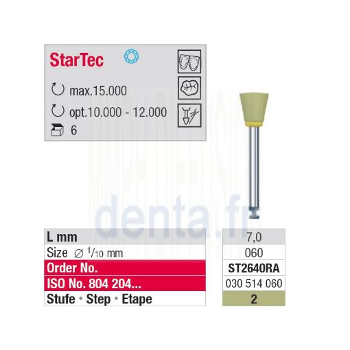 StarTec Cup gul, 6stk, ST2640RA-6