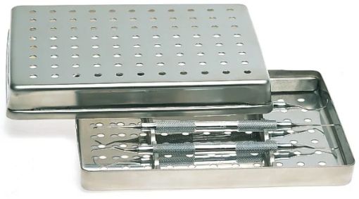 Stainless steel tray perforated 18x14, 1 stk Nichrominox, 185460