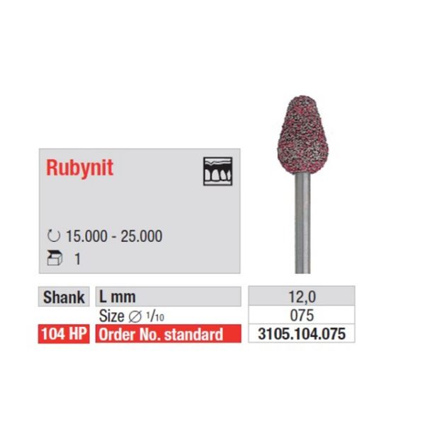 Rubynit trimmer, standard, 1 stk, 3105.104.075