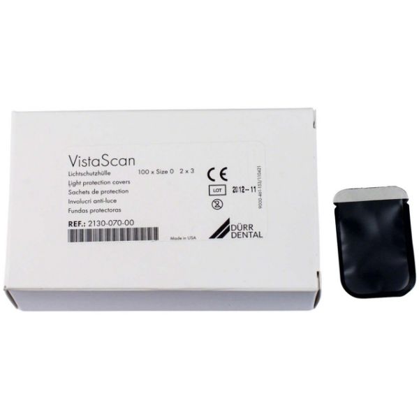VistaScan cover poser str. 0 ,100stk  2x3cm, 2130-070-00