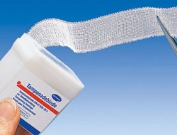 Tamponade 24-tråds gaze, steril, 1 cm x 5 m, 370800