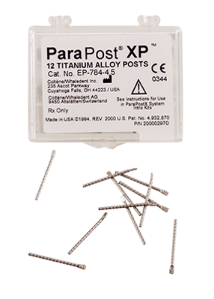 ParaPost XP Titanium stifter blå, P 784-4,5  12 stk. 1,14 mm