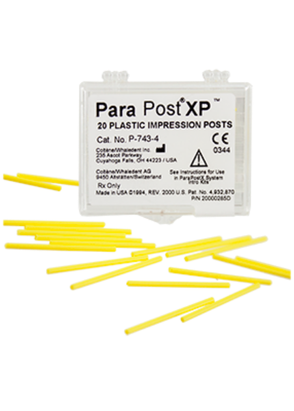 ParaPost XP Avtrykksstifter gul, P 743-4  20 stk.
