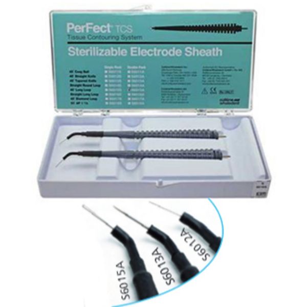Perfect TCS II  Electrode Sceaths S6012A, 2stk  45 grader straight knife